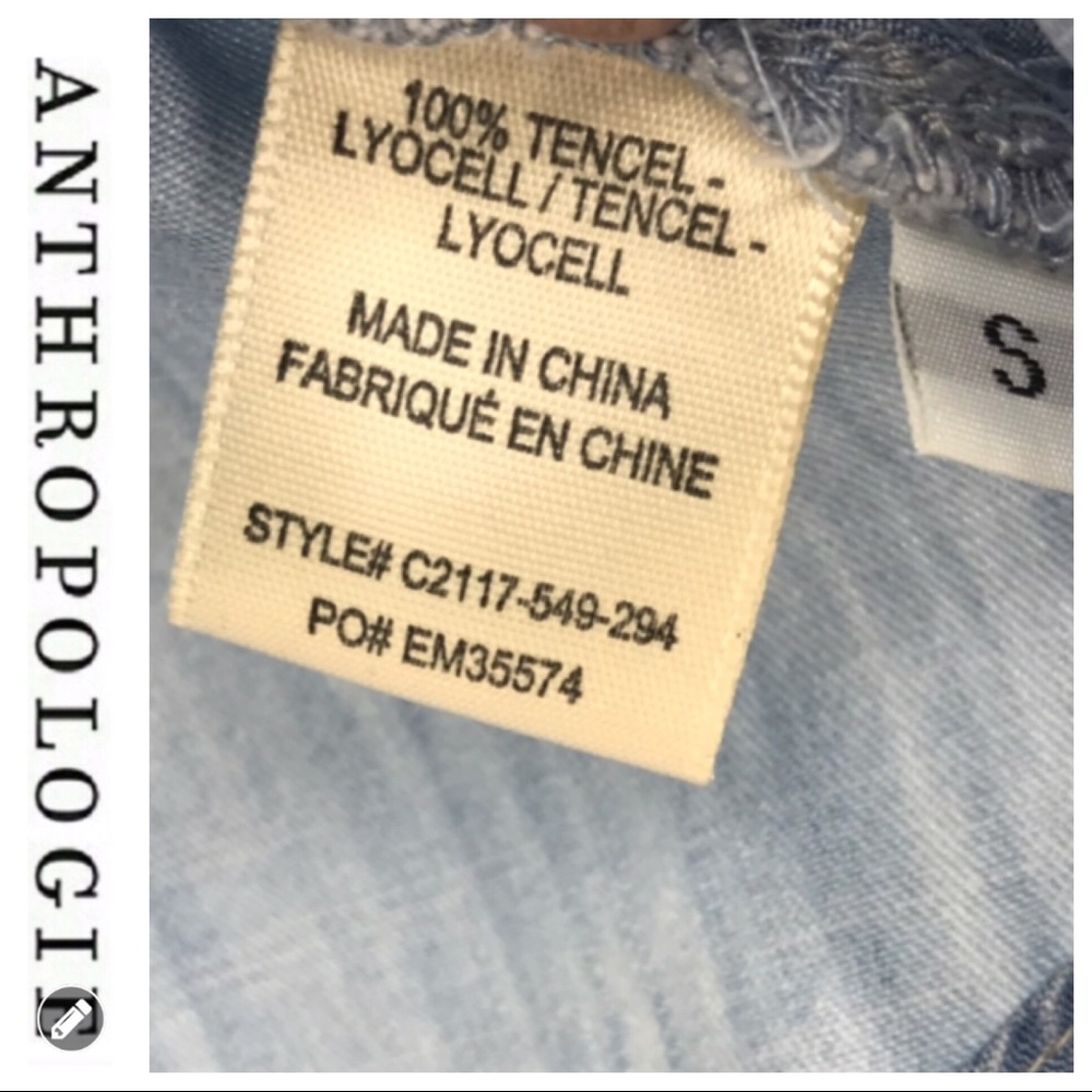 πSALEπ Anthropologie Cloth & Stone Rope Lace Top - Picture 4 of 6